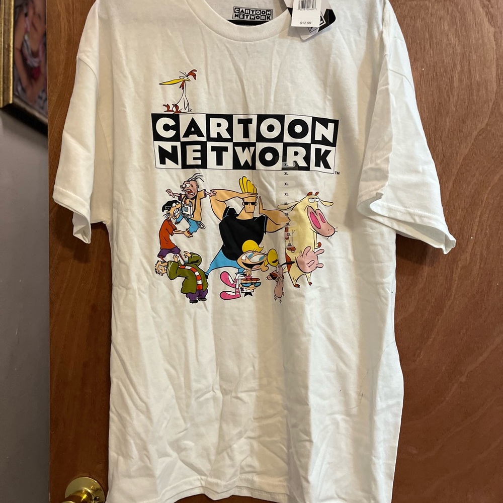 Men’s size XL Cartoon Network White Tee Shirt NWT